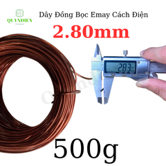 Dây ĐỒNG bọc emay cách điện size 2.80mm