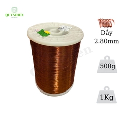 Dây ĐỒNG bọc emay cách điện size 2.80mm
