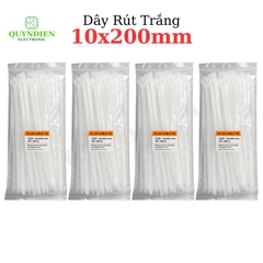 Dây Rút Nhựa Nhiều Kích Cỡ Màu Trắng Đen - Giá Bán 1Kg