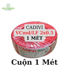 Dây Điện Đôi Mềm Cadivi VCmd/LF 2x0.5
