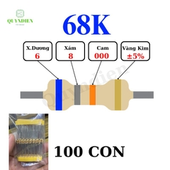 Điện trở Đài Loan 1/4W - 68K