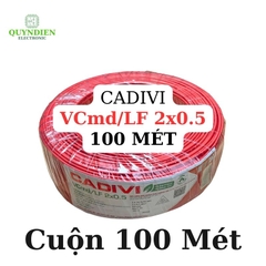 Dây Điện Đôi Mềm Cadivi VCmd/LF 2x0.5
