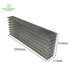 Nhôm Tản Nhiệt 8 Cánh dài 20cm 200x43x17mm