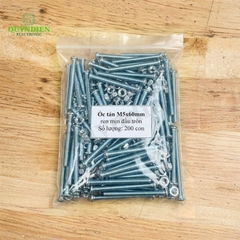 Ốc Vít M5x60mm Có Kèm Tán