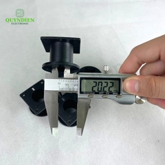 Lõi Khuôn Nhựa Vuông Tròn 40mm Màu Đen