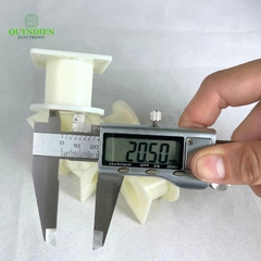 Lõi Nhựa Vuông Tròn 40 Quấn Cuộn Cảm Phân Tần Loa - Màu Trắng Sữa