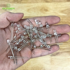 Đèn LED RGB Xanh Dương 5mm 2 Chân Siêu Sáng - 10 Bóng