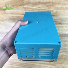 Hộp nhựa VY ANH khoan sẵn 200x120x80mm Xanh nắp Trong