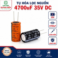 Tụ Hóa Lọc Nguồn 4700uF/35V Màu CAM