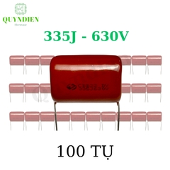 Tụ kẹo Nâu đỏ CBB22 335J 630V