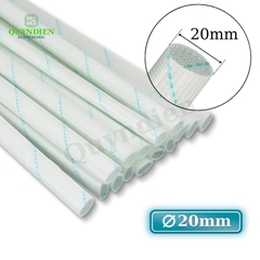 Ống gen sợi thủy tinh chịu nhiệt chống cháy size 20mm - 10 mét