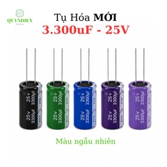 Tụ Hóa 3300uf/25v Màu ngẫu nhiên