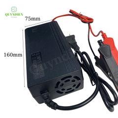 Bộ Sạc Pin Olympus 3S 12.6V-10A Kẹp Đỏ Đen
