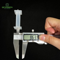 Lõi Nhựa Vuông Dài 50mm Quấn Cuộn Cảm Phân Tần Loa - Màu Trắng Trong