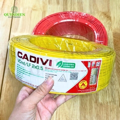 Dây Điện Đôi Mềm Cadivi VCmd/LF 2x0.5