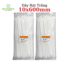 Dây Rút Nhựa Nhiều Kích Cỡ Màu Trắng Đen - Giá Bán 1Kg
