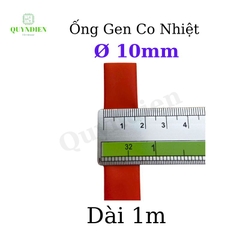 Gen co nhiệt size 10mm màu Đỏ