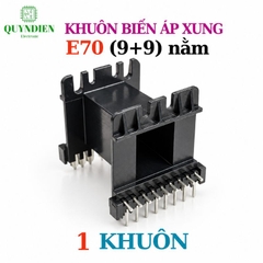 Khuôn Biến Áp Xung EE70 Nằm (9+9 Chân)