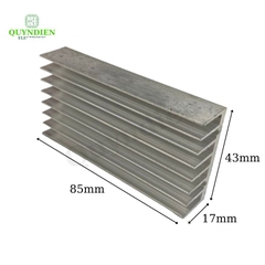 Nhôm tản nhiệt 8 cánh 85x43x17mm