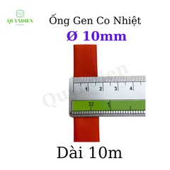 Gen co nhiệt size 10mm màu Đỏ