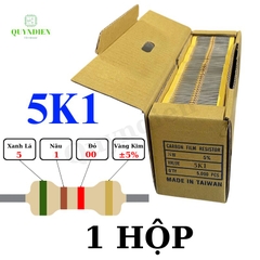 Điện trở Đài Loan 1/4W - 5K1