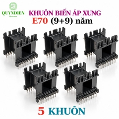 Khuôn Biến Áp Xung EE70 Nằm (9+9 Chân)