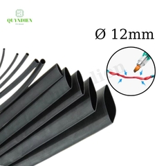 Gen co nhiệt size 12mm màu đen