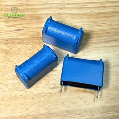Tụ Bếp Từ 5uF 400VDC 275VAC Màu Xanh Loại Đứng