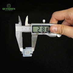 Lõi Nhựa Vuông Dài 42mm Quấn Cuộn Cảm Phân Tần Loa - Màu Trắng Trong