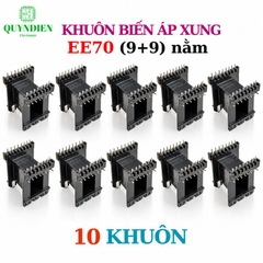 Khuôn Biến Áp Xung EE70 Nằm (9+9 Chân)