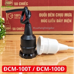 Đuôi Đèn Chịu Mưa Đúc Liền Dây Ren Nhựa ĐCM-100 SOPOKA