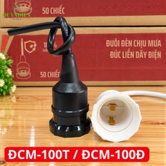 Đuôi Đèn Chịu Mưa Đúc Liền Dây Ren Nhựa ĐCM-100 SOPOKA