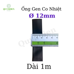 Gen co nhiệt size 12mm màu đen