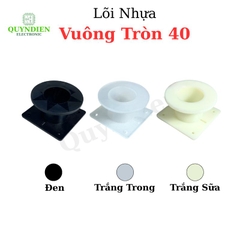 Lõi Khuôn Nhựa Vuông Tròn 40mm Màu Đen