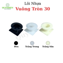 Lõi Khuôn Nhựa Vuông Tròn 30mm Màu Đen