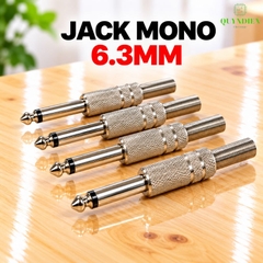 Jack 6.3mm Đực Mono Xi Thường
