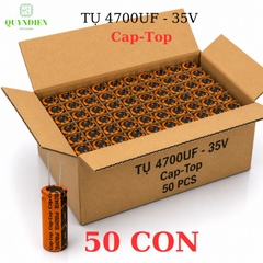 Tụ Lọc Nguồn 4700uf 35V DC tụ hóa Cap-Top mới
