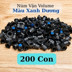 Núm Vặn Volume Nhựa Màu Xanh Trục Hoa Mai