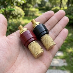 Cọc Đồng M8 Nắp Đồng Đỏ Đen