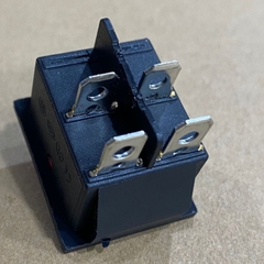 Công Tắc Bập Bênh 4 Chân KCD4 15/30A 250V Đỏ Có Đèn
