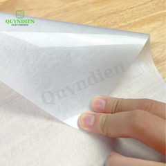 Giấy Phim Cách Điện Trắng 1 Mặt Bóng 1 Mặt Xù Dày 0.2mm