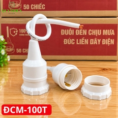 Đuôi Đèn Chịu Mưa Đúc Liền Dây Ren Nhựa ĐCM-100 SOPOKA