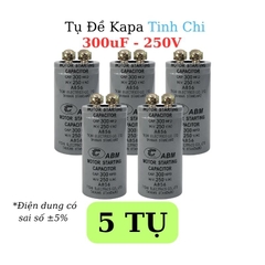Tụ Đề Khởi Động Tinh Chi 300uF 250VAC