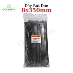 Dây Rút Nhựa Nhiều Kích Cỡ Màu Trắng Đen - Túi 250gram