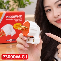 Phích Cắm Điện Dương Gập Vuông Góc Siêu Tải P3000W-G1