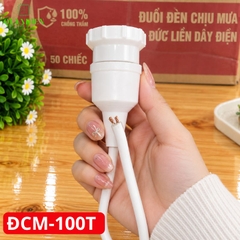 Đuôi Đèn Chịu Mưa Đúc Liền Dây Ren Nhựa ĐCM-100 SOPOKA