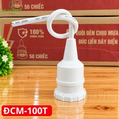 Đuôi Đèn Chịu Mưa Đúc Liền Dây Ren Nhựa ĐCM-100 SOPOKA