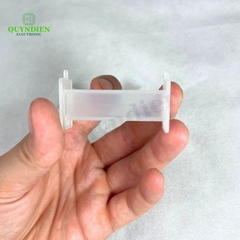 Lõi Nhựa Vuông Dài 64mm Quấn Cuộn Cảm Phân Tần Loa - Màu Trắng Trong