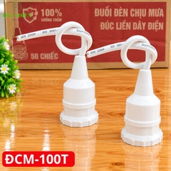 Đuôi Đèn Chịu Mưa Đúc Liền Dây Ren Nhựa ĐCM-100 SOPOKA