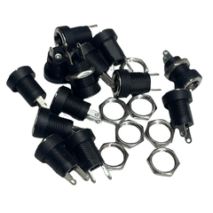 Jack, Giắc sạc DC 5.5x2.1mm có tán lỗ khoét 8mm
